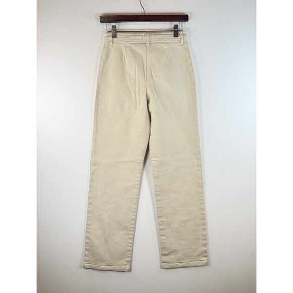 Aritzia Wilfred Free Pants Beige Modern Utility Mid Rise Straight Size 00 2XS - Picture 3 of 11